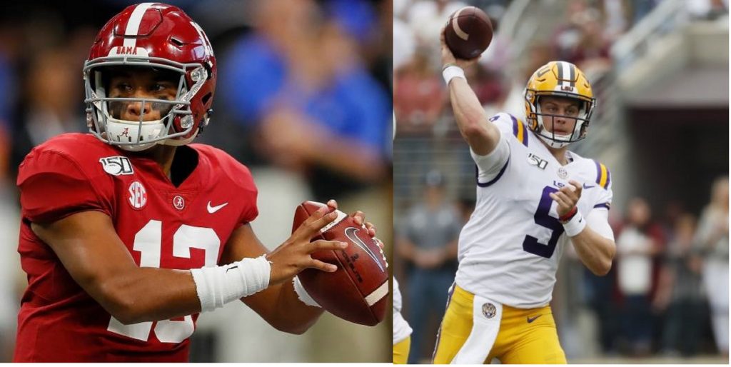 Statisical Comparison of Tua Tagovailoa and Joe Burrow Is Joe Burrow ...